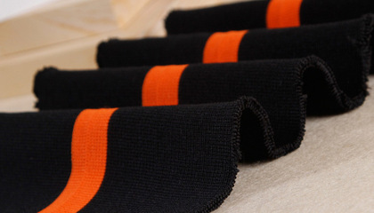 2014新款黑色夾克衫羽絨服橫機羅紋 廠家直銷，優質之選